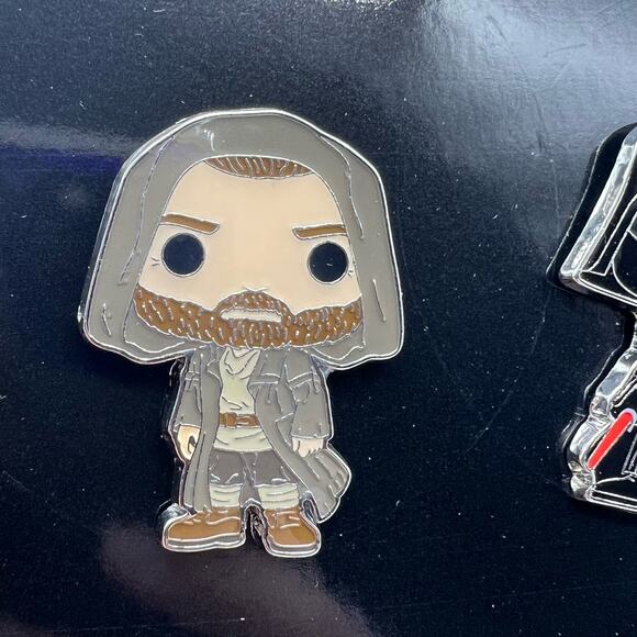 Funko Pop! Star Wars 4PK Enamel Pin Set NEW!! Obi Wan Kenobi Lucas Films Disney - Picture 4 of 6